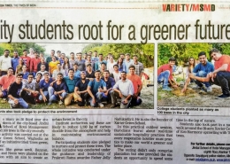 Tree Plantation by JSHM students